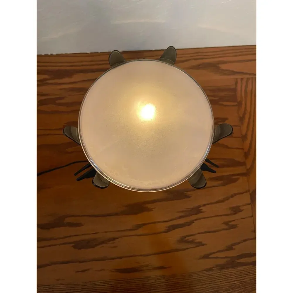 Vintage bronze, dragonfly table accent lamp